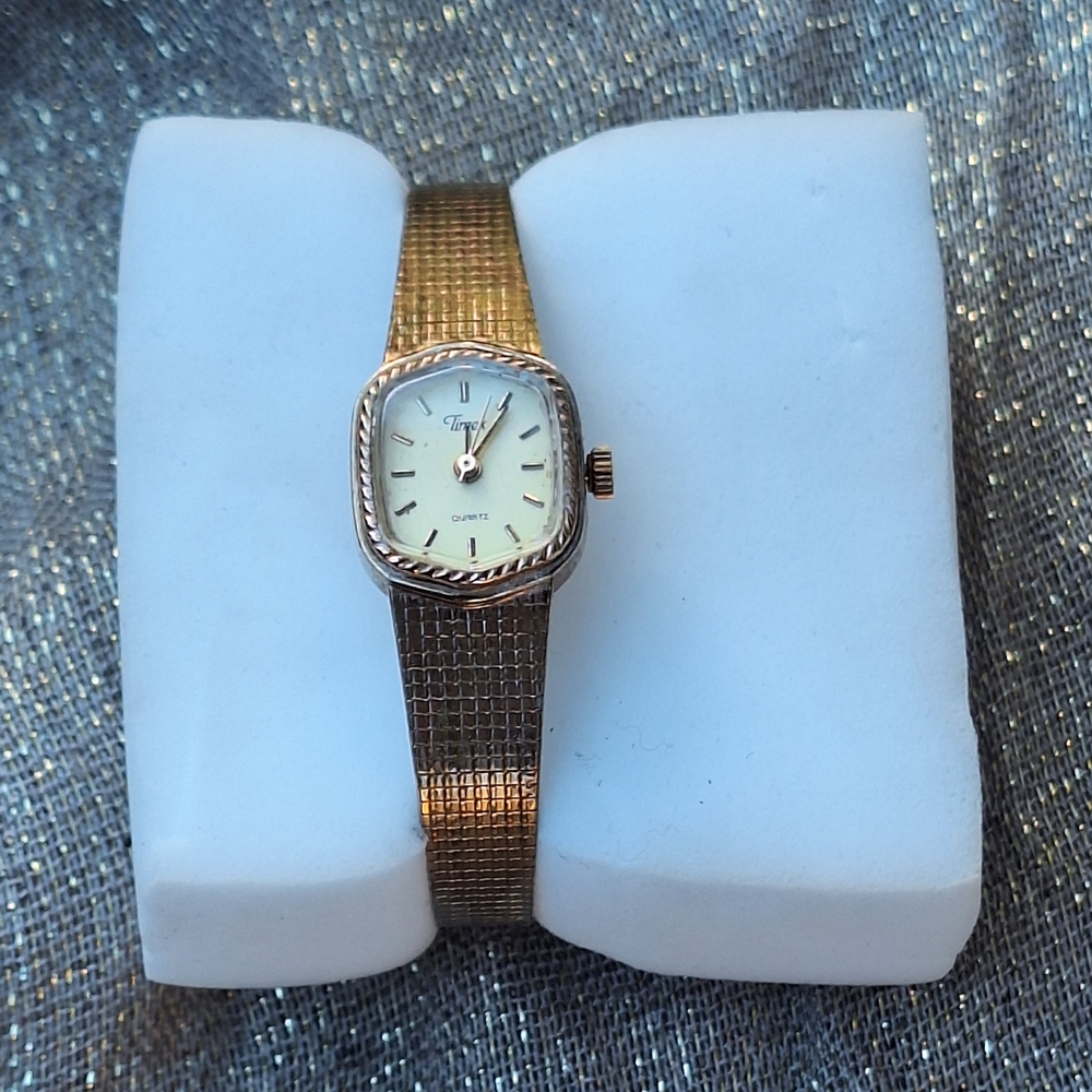Vintage Timex Women's Gold-Tone Watch